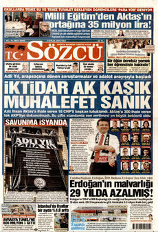 SÖZCÜ 2 Eylül 2025 gazete manşeti