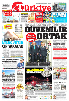 TÜRKİYE GAZETESİ 2 Eylül 2025 gazete manşeti