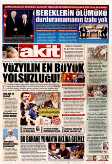 YENİ AKİT 2 Eylül 2025 gazete manşeti