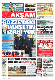 AKŞAM 2 Eylül 2025 gazete manşeti