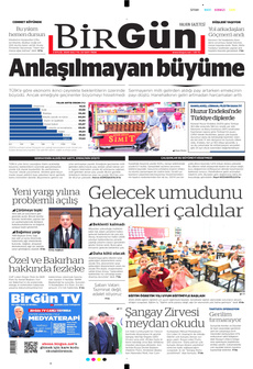 BİRGÜN 2 Eylül 2025 gazete manşeti