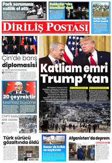 DİRİLİŞ POSTASI 2 Eylül 2025 gazete manşeti