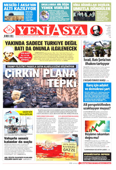 YENİ ASYA 2 Eylül 2025 gazete manşeti