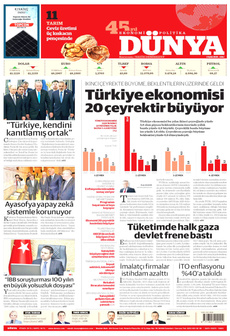 DÜNYA 2 Eylül 2025 gazete manşeti