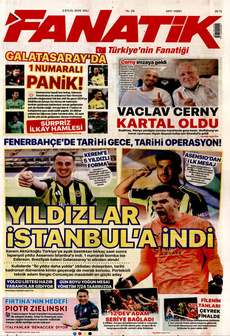 FANATİK 2 Eylül 2025 gazete manşeti