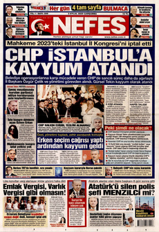 NEFES 3 Eylül 2025 gazete manşeti