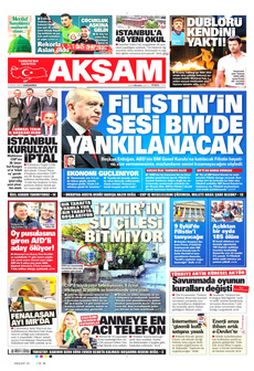AKŞAM 3 Eylül 2025 gazete manşeti