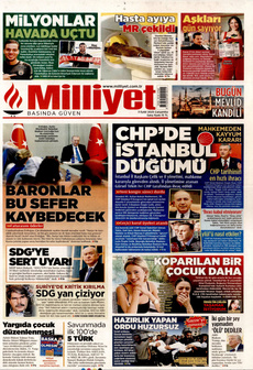 MİLLİYET 3 Eylül 2025 gazete manşeti