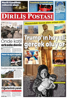 DİRİLİŞ POSTASI 3 Eylül 2025 gazete manşeti