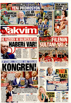 TAKVİM 3 Eylül 2025 gazete manşeti