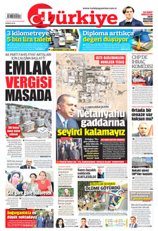 TÜRKİYE GAZETESİ 4 Eylül 2025 gazete manşeti