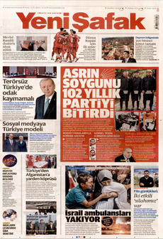 YENİ ŞAFAK 4 Eylül 2025 gazete manşeti