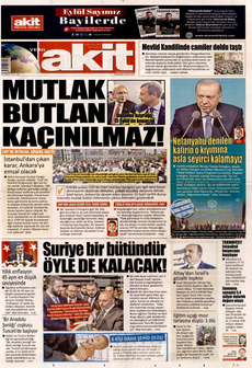 YENİ AKİT 4 Eylül 2025 gazete manşeti