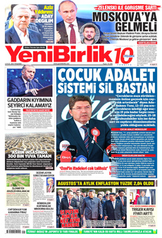 YENİBİRLİK 4 Eylül 2025 gazete manşeti