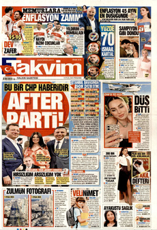 TAKVİM 4 Eylül 2025 gazete manşeti