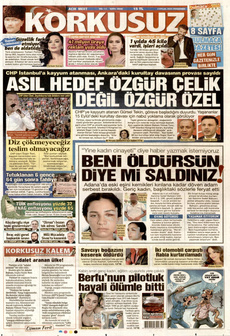 KORKUSUZ 4 Eylül 2025 gazete manşeti