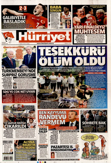 HÜRRİYET 5 Eylül 2025 gazete manşeti