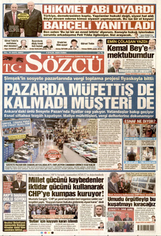 SÖZCÜ 5 Eylül 2025 gazete manşeti