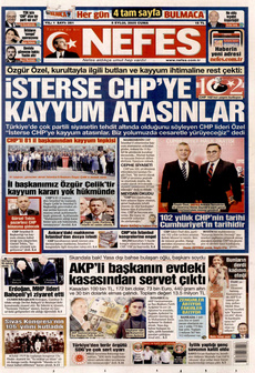 NEFES 5 Eylül 2025 gazete manşeti