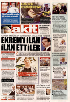 YENİ AKİT 5 Eylül 2025 gazete manşeti
