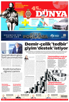 DÜNYA 5 Eylül 2025 gazete manşeti