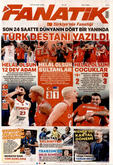 FANATİK 5 Eylül 2025 gazete manşeti