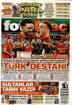 FOTOMAÇ 5 Eylül 2025 gazete manşeti