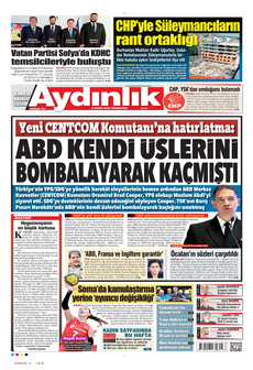 AYDINLIK GAZETESİ 6 Eylül 2025 gazete manşeti