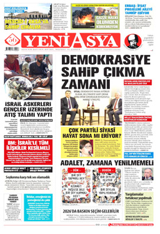YENİ ASYA 6 Eylül 2025 gazete manşeti