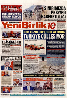 YENİBİRLİK 6 Eylül 2025 gazete manşeti