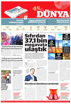 DÜNYA 6 Eylül 2025 gazete manşeti