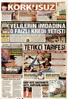 KORKUSUZ 6 Eylül 2025 gazete manşeti