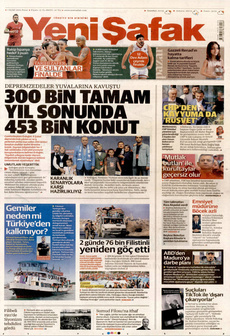 YENİ ŞAFAK 7 Eylül 2025 gazete manşeti