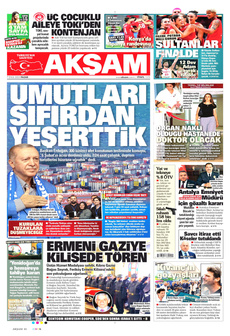 AKŞAM 7 Eylül 2025 gazete manşeti
