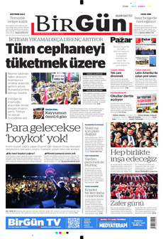 BİRGÜN 7 Eylül 2025 gazete manşeti