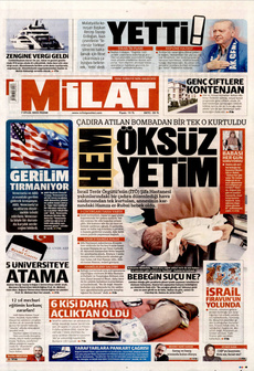 MİLAT 7 Eylül 2025 gazete manşeti