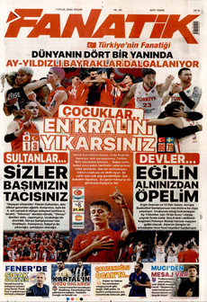 FANATİK 7 Eylül 2025 gazete manşeti