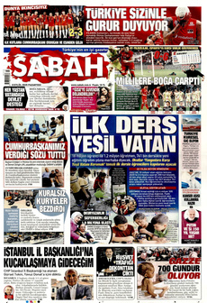 SABAH 8 Eylül 2025 gazete manşeti
