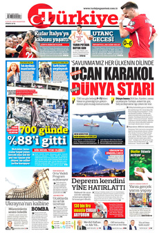TÜRKİYE GAZETESİ 8 Eylül 2025 gazete manşeti