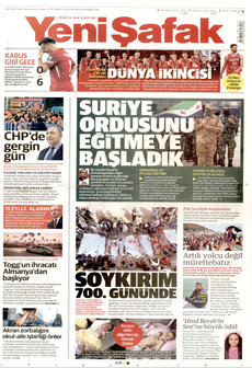 YENİ ŞAFAK 8 Eylül 2025 gazete manşeti