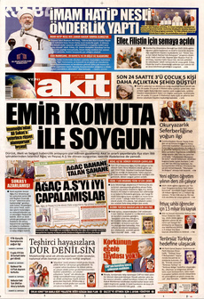 YENİ AKİT 8 Eylül 2025 gazete manşeti