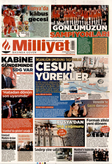 MİLLİYET 8 Eylül 2025 gazete manşeti