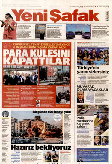 YENİ ŞAFAK 9 Eylül 2025 gazete manşeti