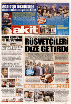 YENİ AKİT 9 Eylül 2025 gazete manşeti