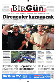 BİRGÜN 9 Eylül 2025 gazete manşeti