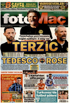FOTOMAÇ 9 Eylül 2025 gazete manşeti