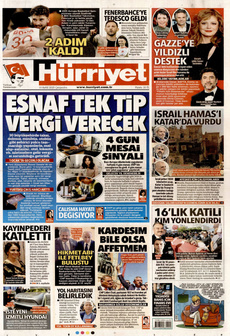 HÜRRİYET 10 Eylül 2025 gazete manşeti