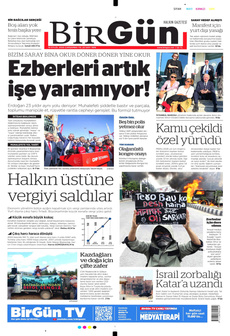 BİRGÜN 10 Eylül 2025 gazete manşeti