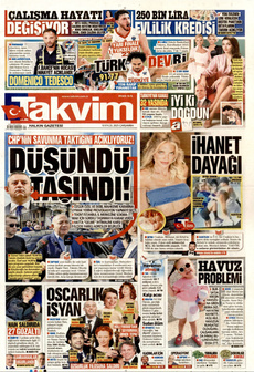 TAKVİM 10 Eylül 2025 gazete manşeti