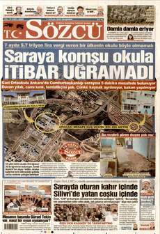 SÖZCÜ 11 Eylül 2025 gazete manşeti